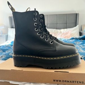 JADON BOOT PISA LEATHER PLATFORMS with free new insole and lace